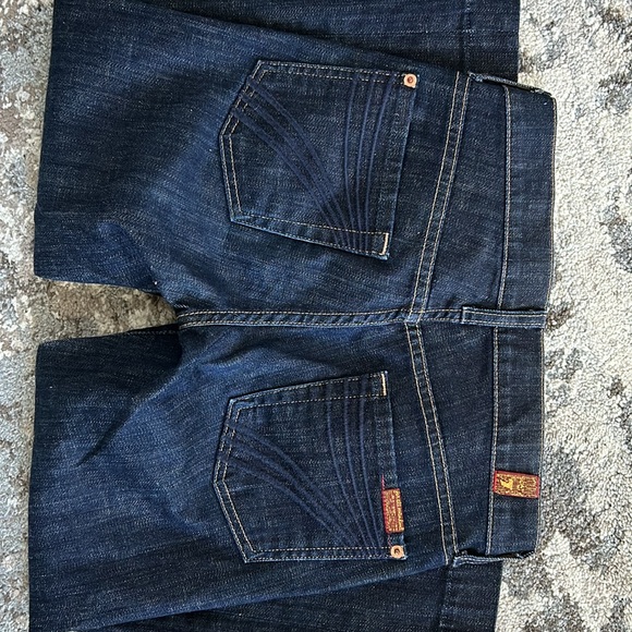 7 For All Mankind Crop Dojo Jeans - Picture 3 of 3